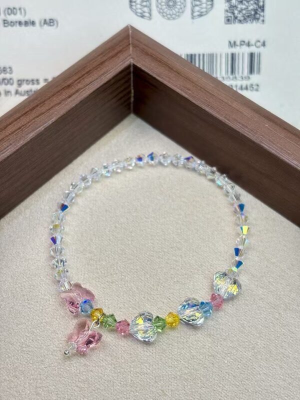 Bling bling crystal glass(three hearts)